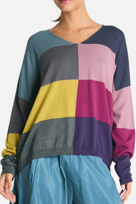Patchwork Sweater - Multi