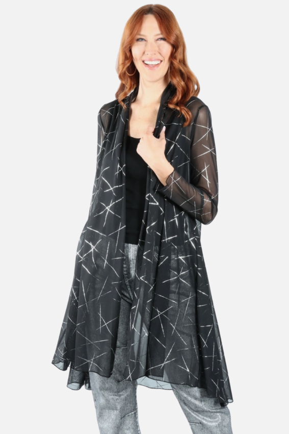 Molly Cardigan - Salty Mesh
