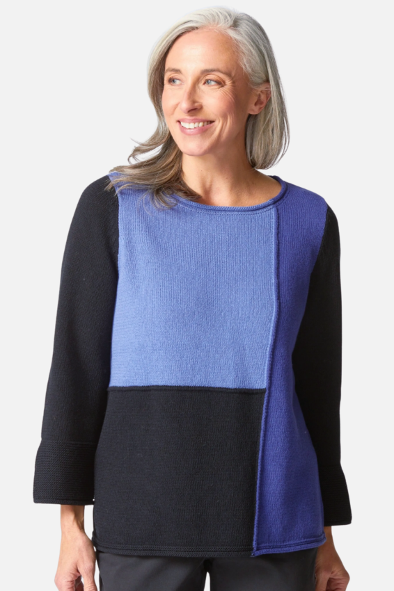 Seamed Pullover - Midnight