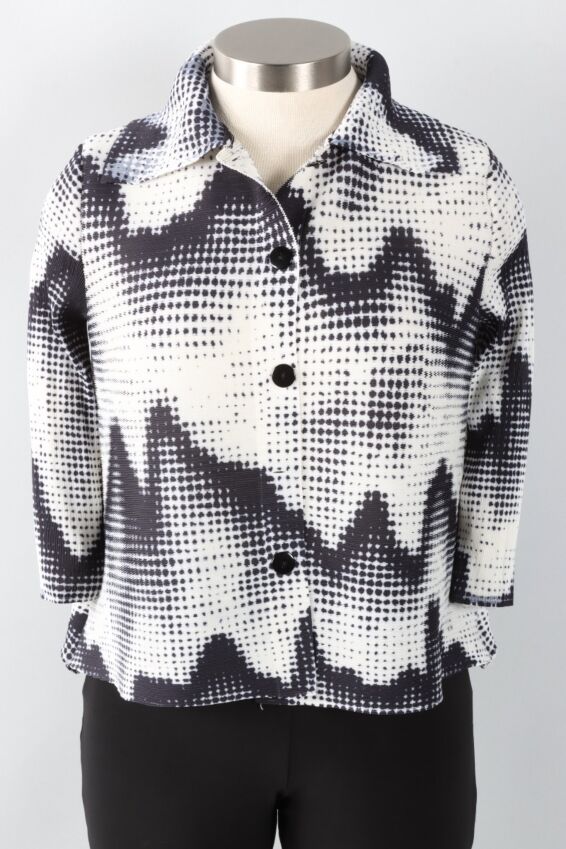 Wave Jacket - Navy & Light Blue