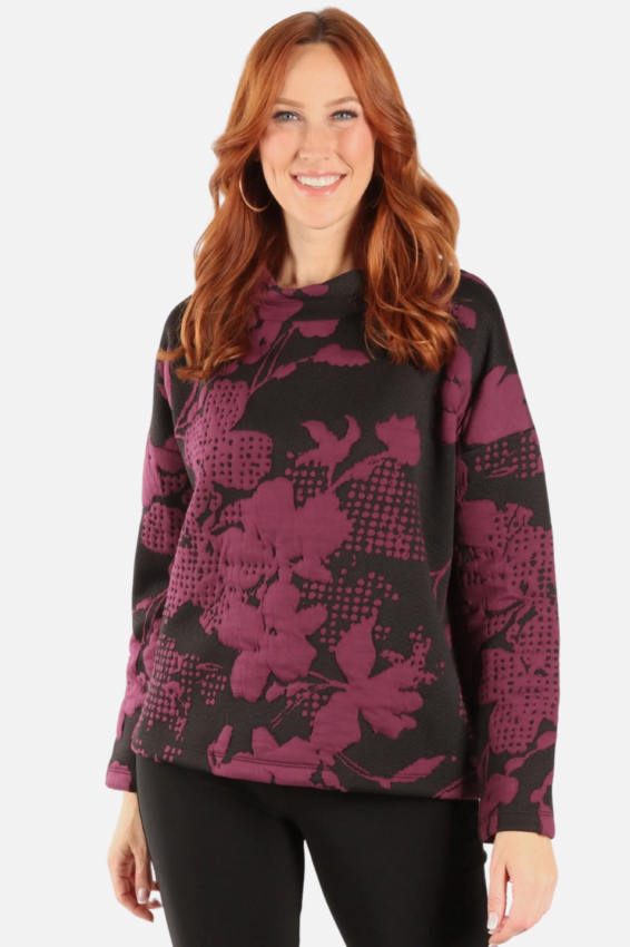 Eden Top Plus - Sangria 