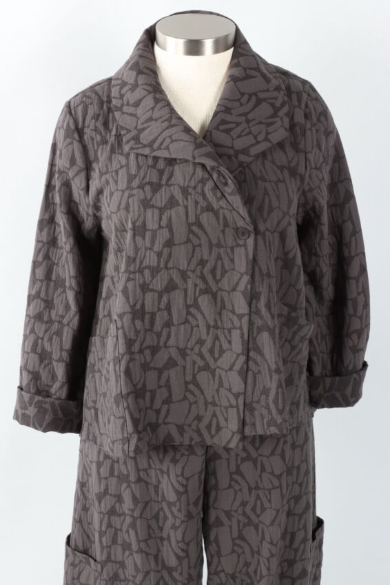 Labyrinth Jacket - Iron Monoco Brocade