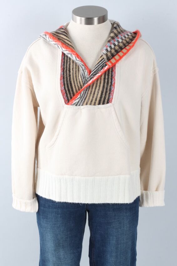 Hoodie Pullover - Ecru