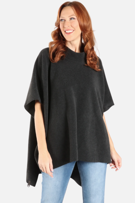 Poncho - Soft Black