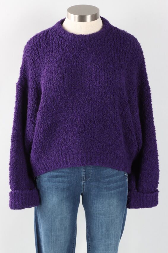 Plush Pullover - Purple
