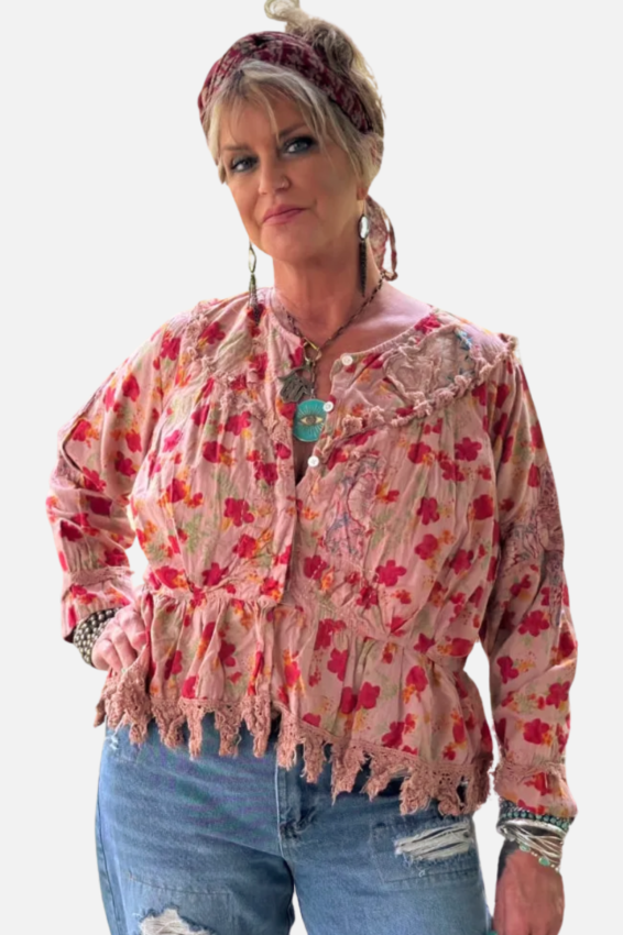 Strawberry Fields Jacket - Blush