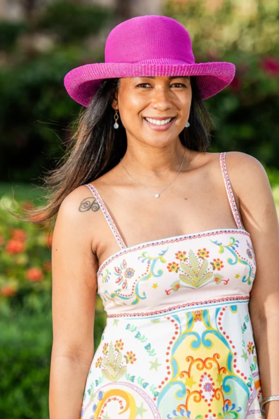 Victoria Hat - Raspberry
