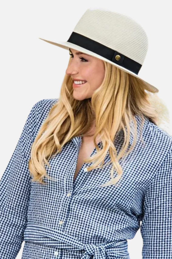 Palm Beach Fedora - Ivory