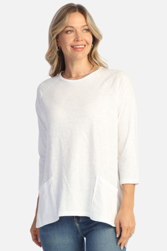 Patch Pocket Tunic - White