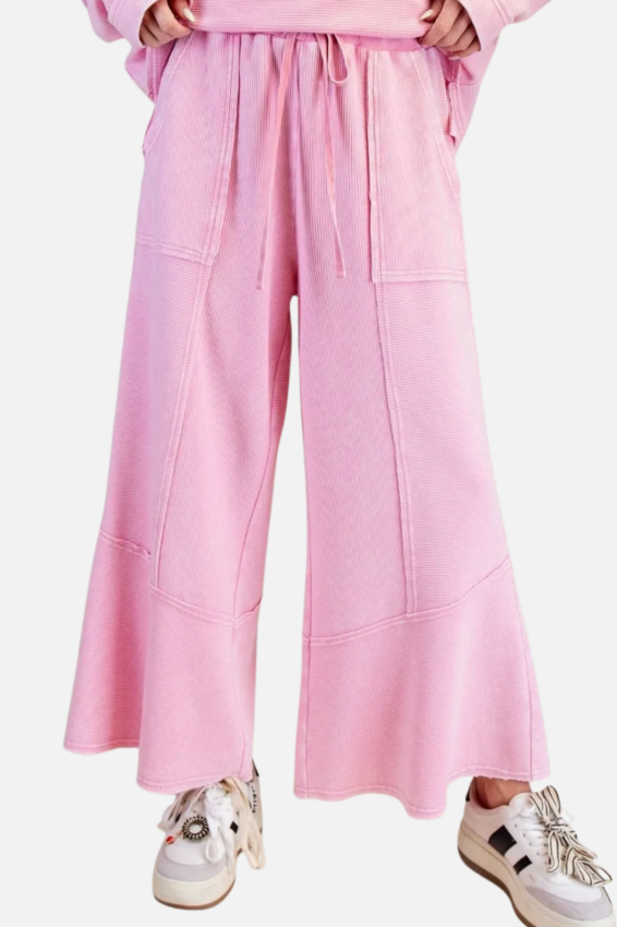 Thermal Bell Bottoms - Pink