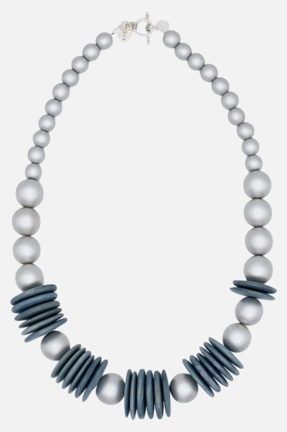 Silverwood Statement Necklace - Grey
