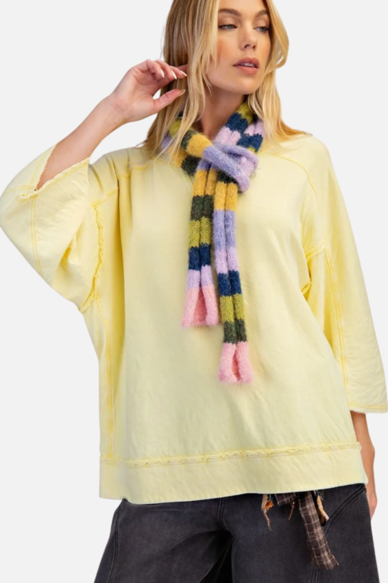 Boxy Top - Lemon
