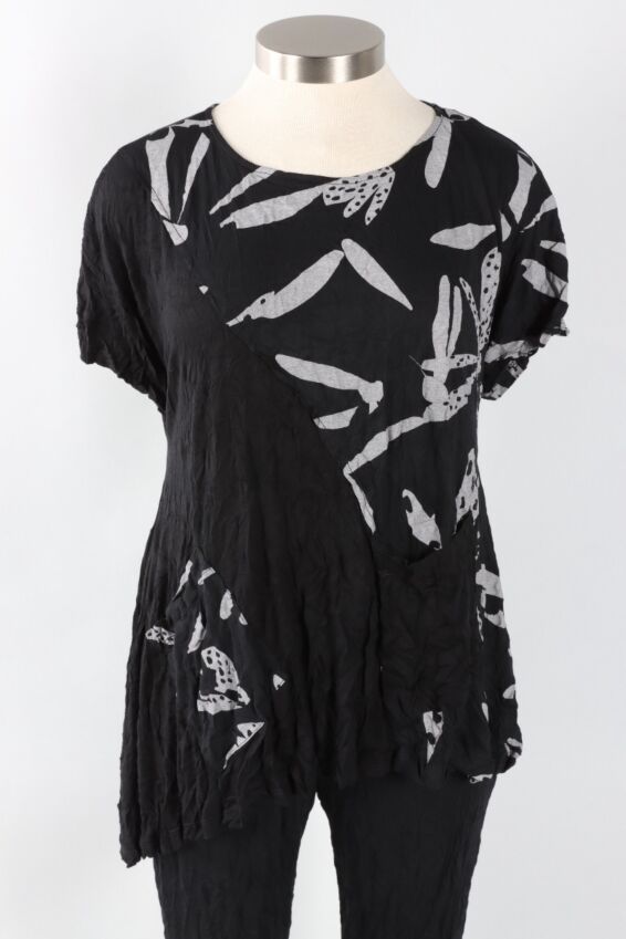 Agatha Top Plus - Black