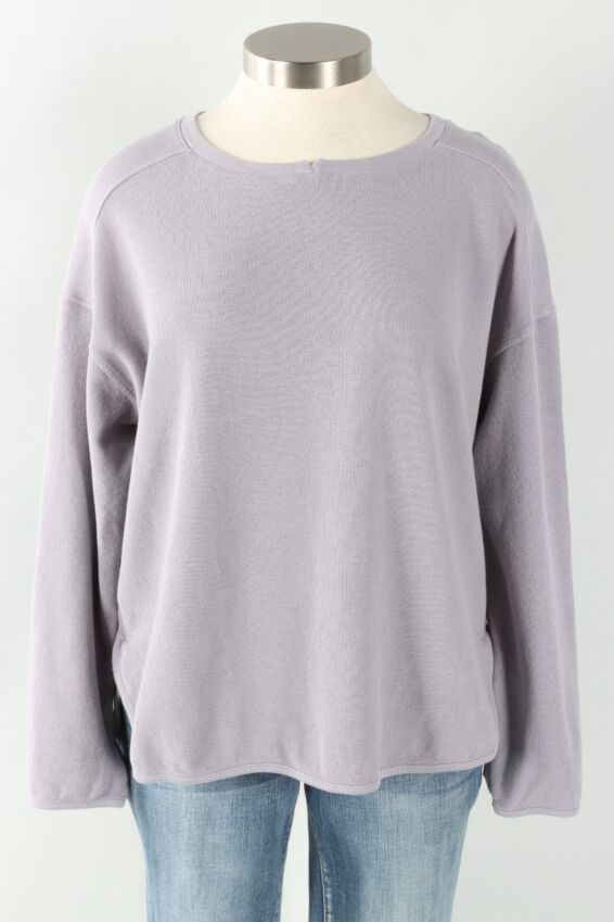Drop Shoulder Top Plus - Platinum