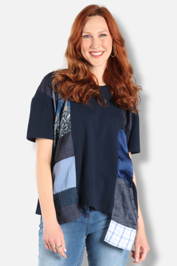 Iris Tee - Indigo #1