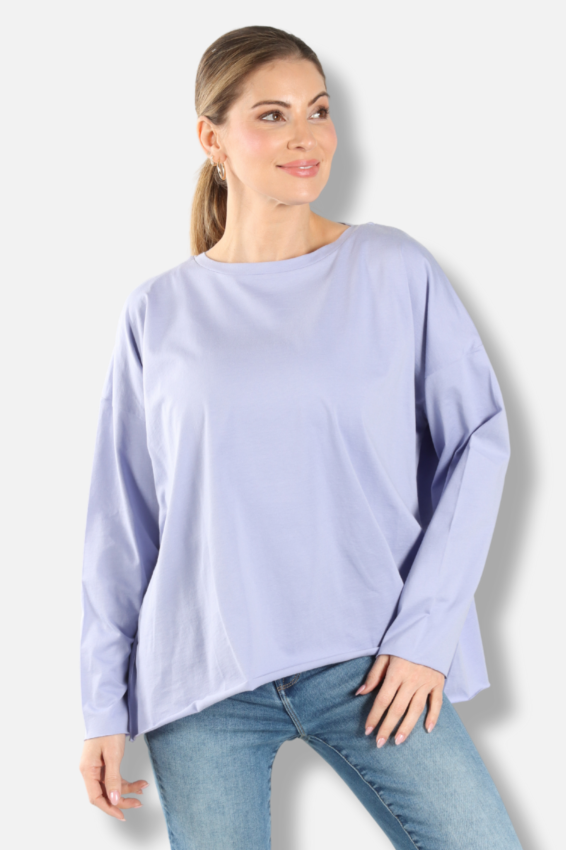 Boxy Tee - Thistle