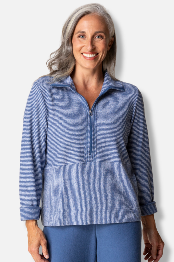 Sierra Pullover - Marine Stripe