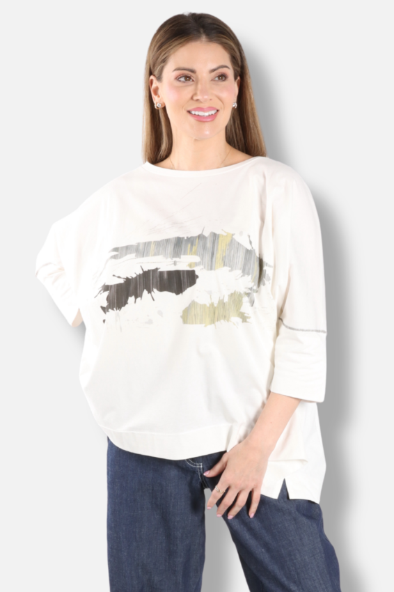 Boxy Graphic Tee - Barcode 