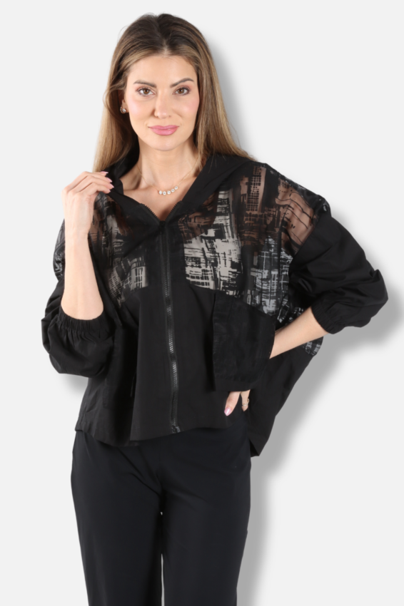 Edge Zip Jacket - Black