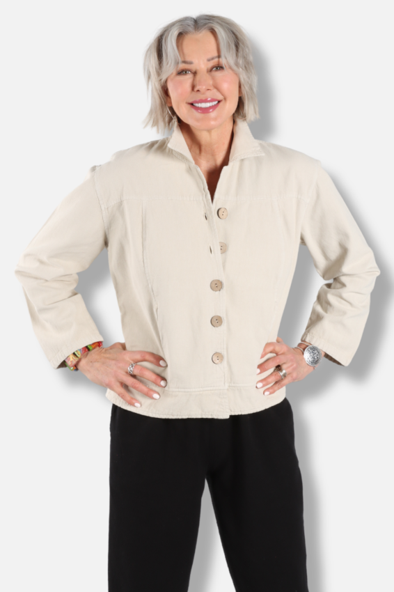 Delmar Jacket Plus - Stone