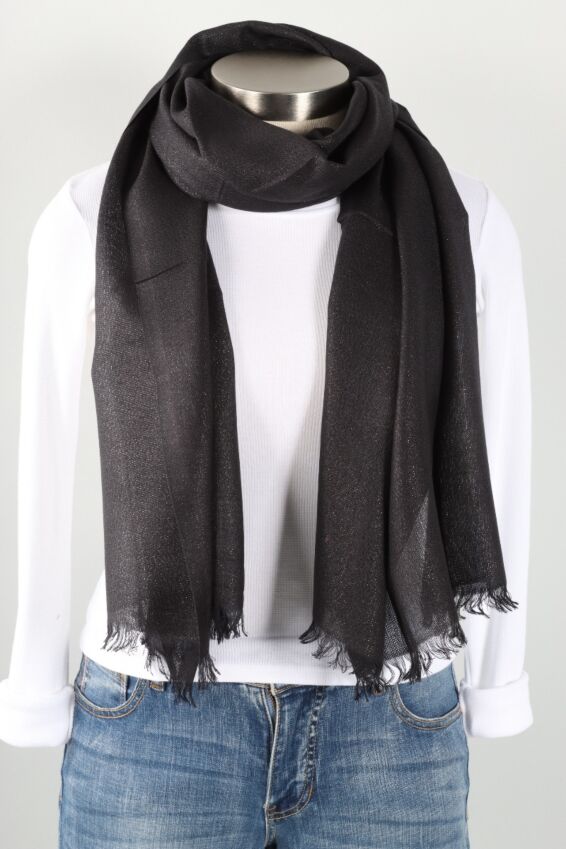 Solid Metallic Wrap - Black