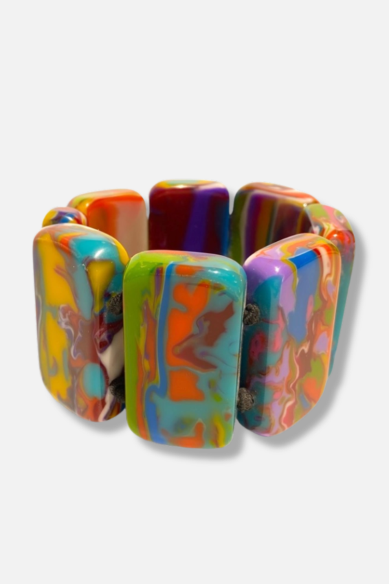 Square Stretch Bracelet - Verano Mix