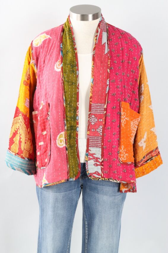 Short Kimono Jacket - Multi Color #6