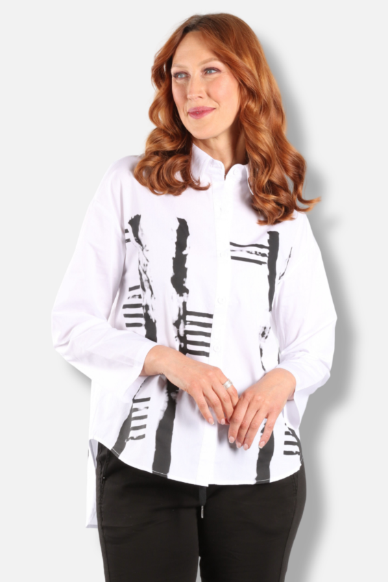 Abstrast Shirt - White 