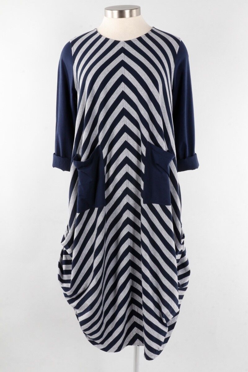 grey and white chevron dress Blue and White Chevron Print Dress 2/3T