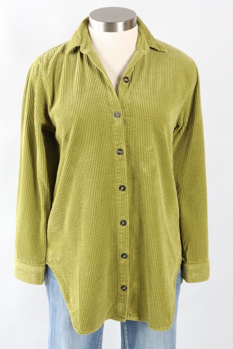 A-Line Shirt - Frog Lux Corduroy A-Line Shirt - Frog Lux Corduroy