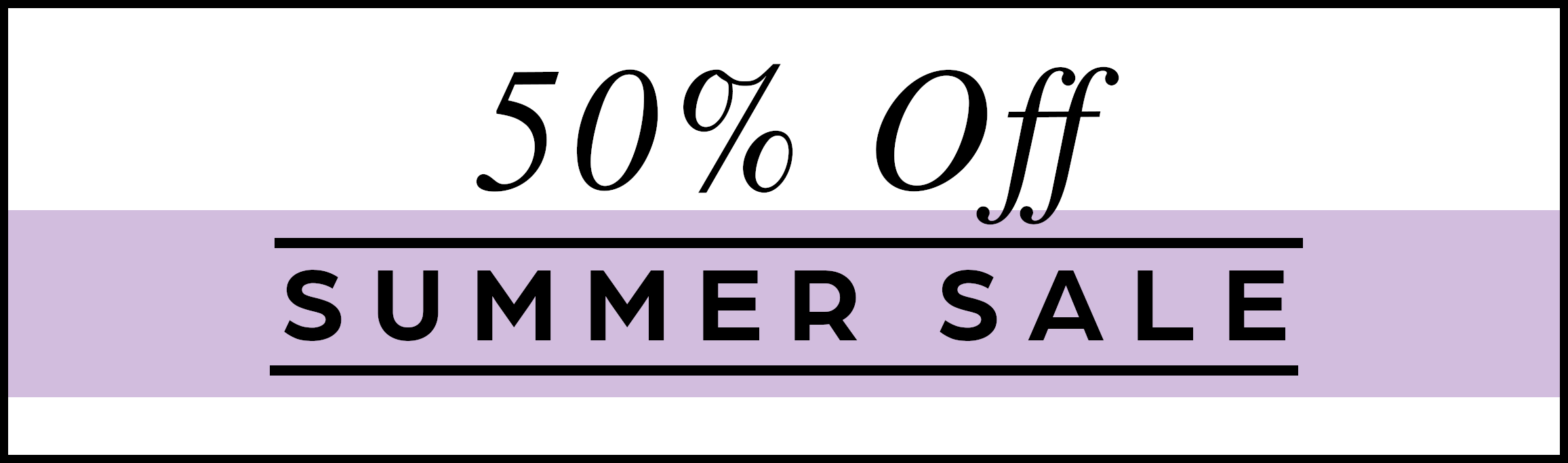 Summer Sale 
